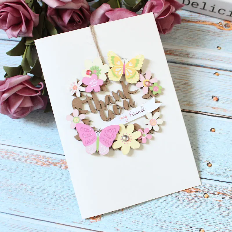 Креативная Эстетическая трехмерная нашивка открытка на день рождения День