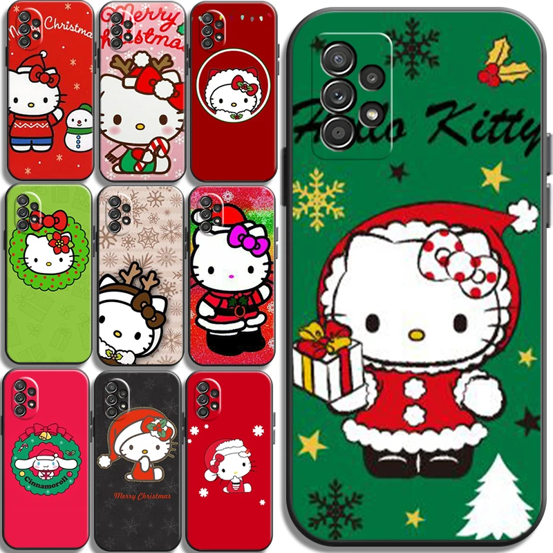 

Hello Kitty Christmas Phone Cases For Xiaomi Redmi Note 8T 8Pro 2021 8 7 8A 7A 8 Pro Soft TPU Back Cover Funda Carcasa Coque