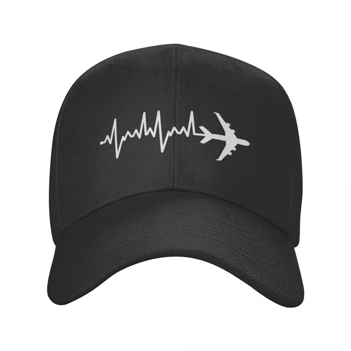 

New Aviation Airplane Heartbeat Pilot Baseball Cap Adult Aviator Plane Gift Adjustable Dad Hat Men Women Hip Hop Snapback Caps