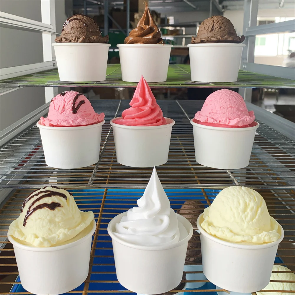 Модель шоколада мягкое мороженое розовый Совок милый белый 110 мл капкейк гелато