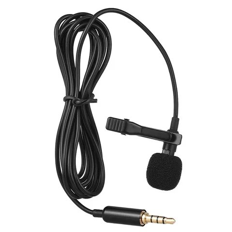 Andoer 1,45 м мини портативный микрофон конденсаторный зажим на лацкане петличный микрофон проводной микрофон Mikrofo/микрофон для телефона для ноутбука