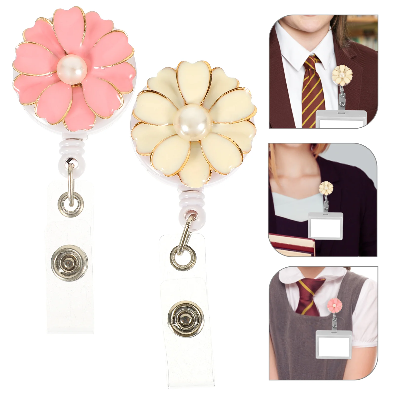 

2 шт., держатель для бейджа с легкой пряжкой