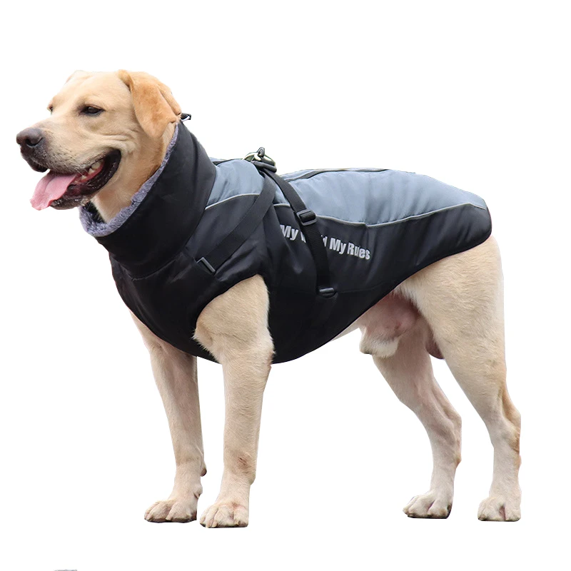 

Dog Waterproof Labrador Reflective For Golden Retriever Winter Bulldog Clothing Clothes Dog Dogs Large Jacket Clothes Warm Big