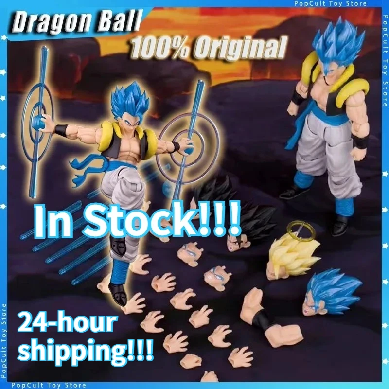 Фото 24-часовая доставка Demoniacal Fit SHF Dragon Ball Z Gogeta Action Anime Figurine Hero Waltz The Supre Dance Super Saiyan Модель игрушки №1