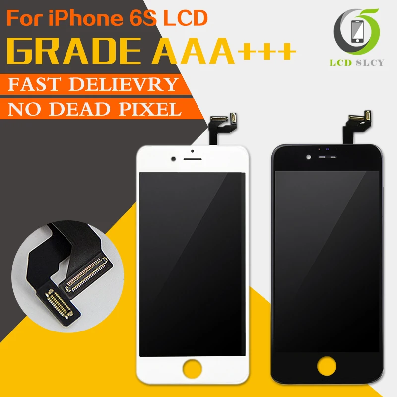 

High Quality AAA++ No Dead Pixel LCD For iPhone 6S LCD High color gamut Display With Touch Screen Digitizer Assembly Gift tools