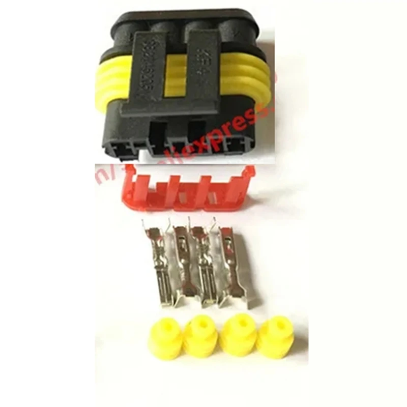 

Авторазъем электрический 4-контактный водонепроницаемый DJ7041-1.5-11 DJ7041-1.5-21