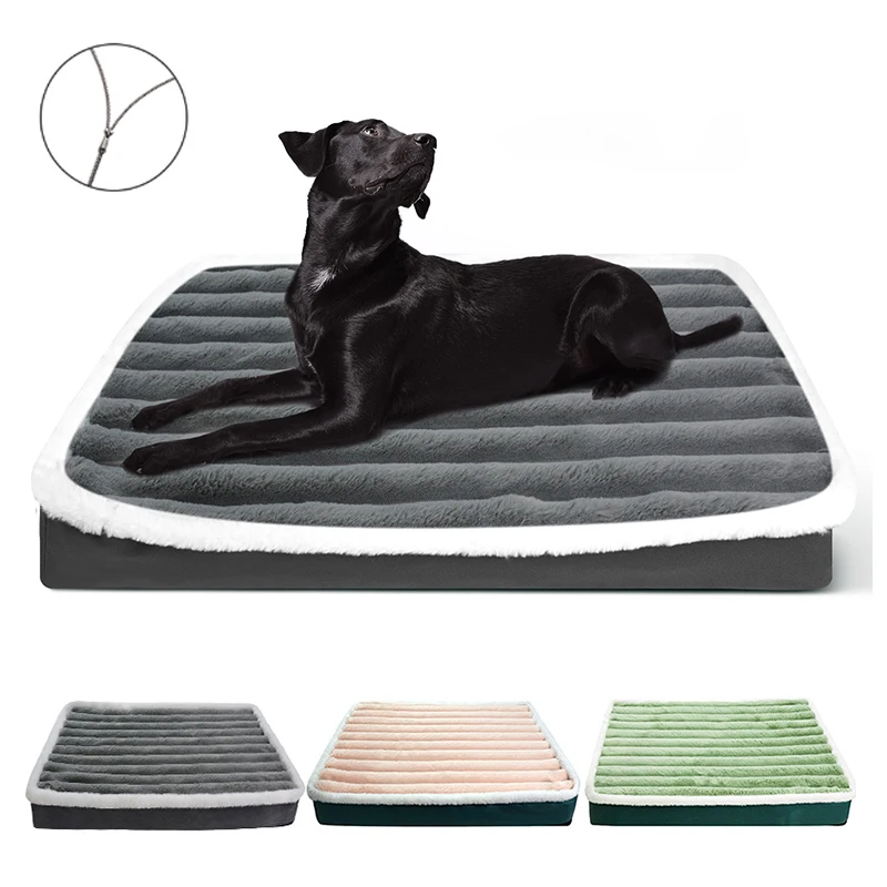 

With Cat Size Mat Anti-tear Mat Sleeping Mat Bed Dog Pillow Bite Sleeping Dog Floor Large Kennel Warm Pet Dog Winter Mattress