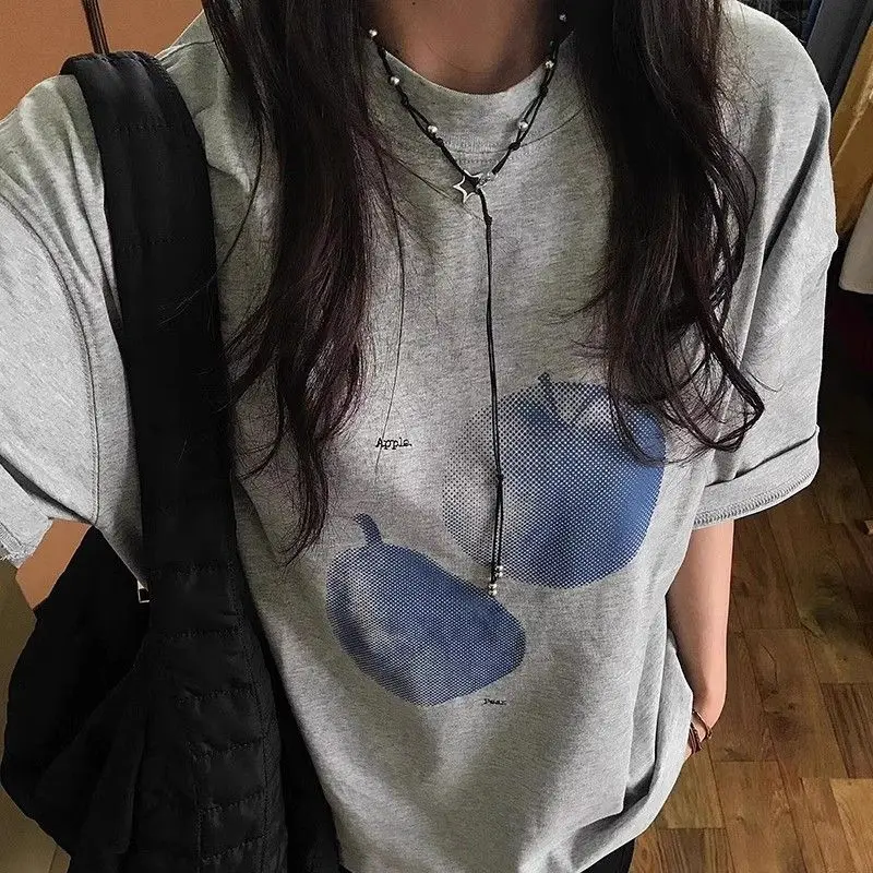 Футболка с принтом фруктов