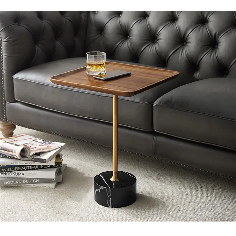 

Nordic Creative Solid Wood Small Side Table High Narrow Corner Sofa Mini Tea Bedside Mobile