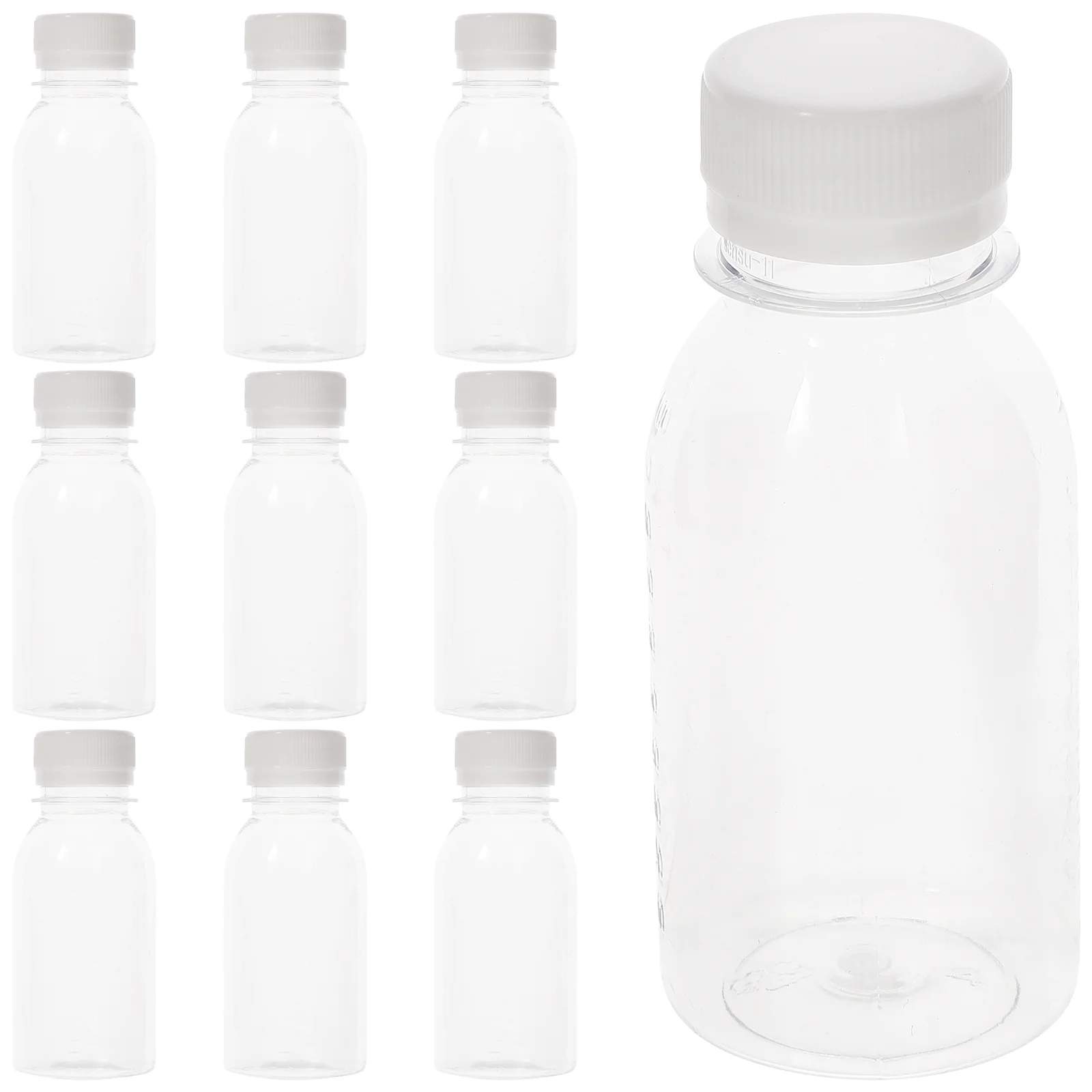 

Bottles Bottle Reusable Water Smoothie Empty Dressing Box Cup Shot Ginger Clear Salad Plastic Containers Beverage Caps Drink