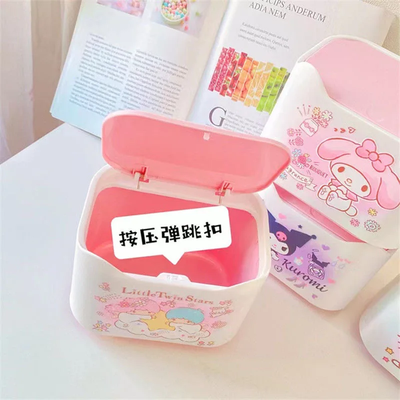Sanrio новая настольная пресс-корзина hello kitty для девушек контейнер мусора My Melody