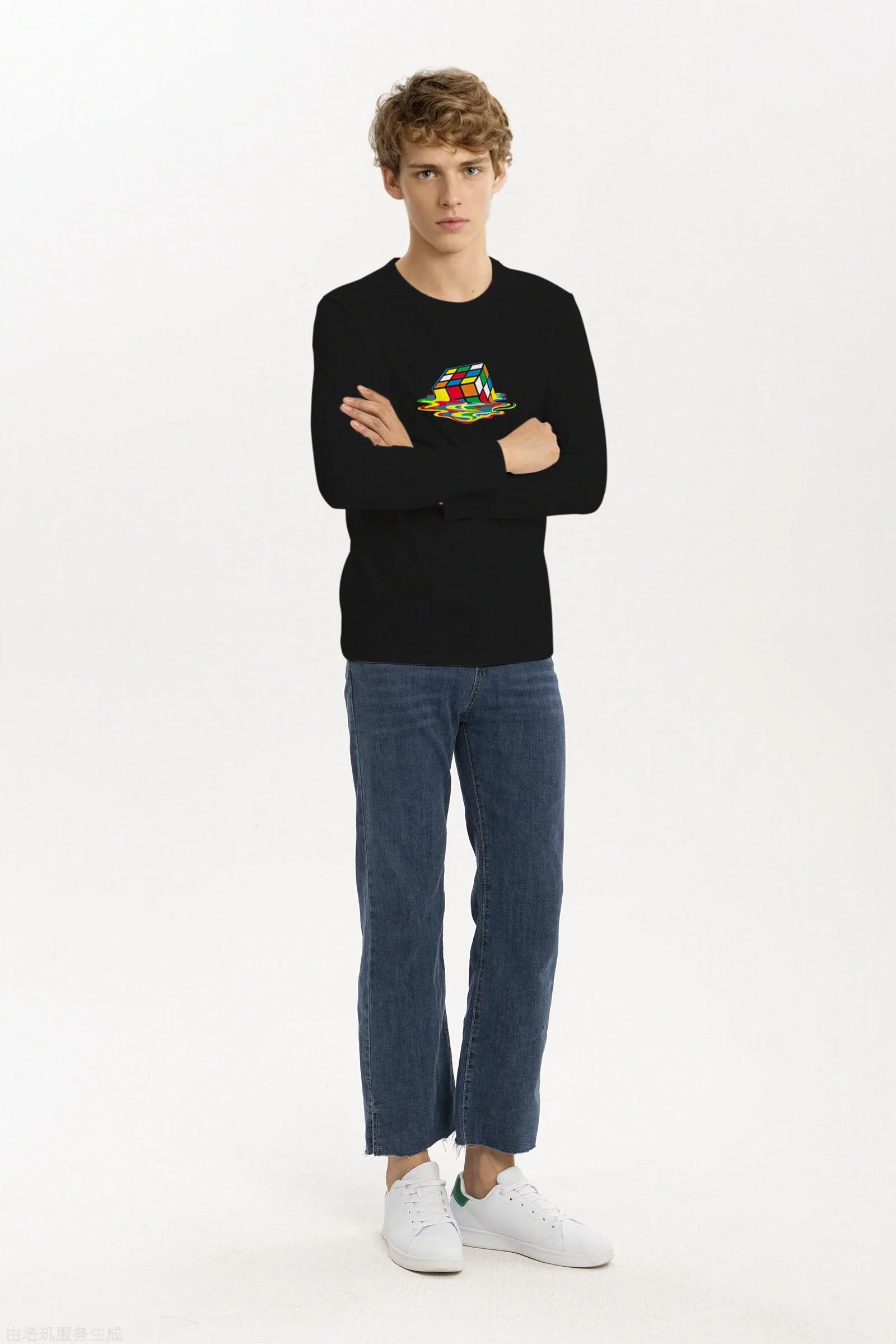 Красочная Мужская футболка TARCHIA 2022 размер d с длинным рукавом Женская