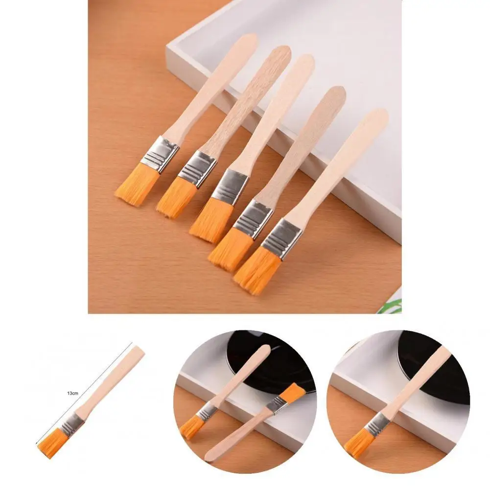 

Painting Board Brushes Food Grade Long Lasting Painting Board Hardware Brushes Barbecue Brushes Condiment Brushes 10Pcs