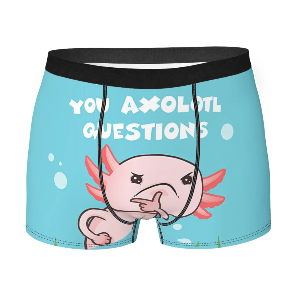 

Axolotl, задавайте вопросы, Симпатичные трусы, хлопковые трусы, мужское нижнее белье, удобные шорты, боксеры, трусы