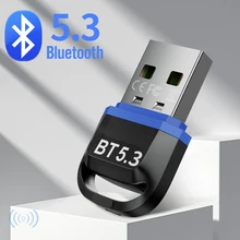 무선 스피커용 USB 블루투스 어댑터 5.3 5.1, 오디오 마우스, 블루투스 동글, USB 어댑터, 블루투스 5.0 수신기 송신기