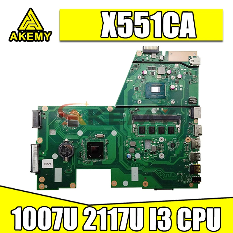 

Материнская плата X551CA для ноутбука Asus, оригинальная детская плата X551CA, X551CAP, X551C, X551, F551C, F551CA, 1007U, 2117U, I3, 2 Гб ОЗУ