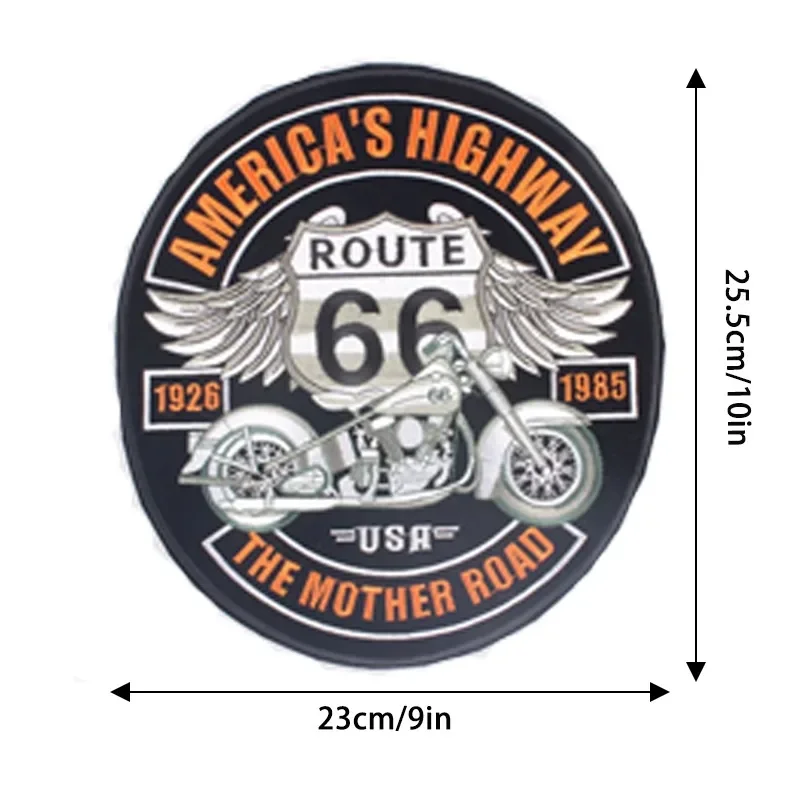 Вышитая Нашивка В Стиле Панк-рок сделай Сам Большой Байкерский Маршрут 66