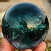 natural fluorite sphere ball stone ball crystal ball furnishing articles skin care raw ore specimens alleviate fatigue stone