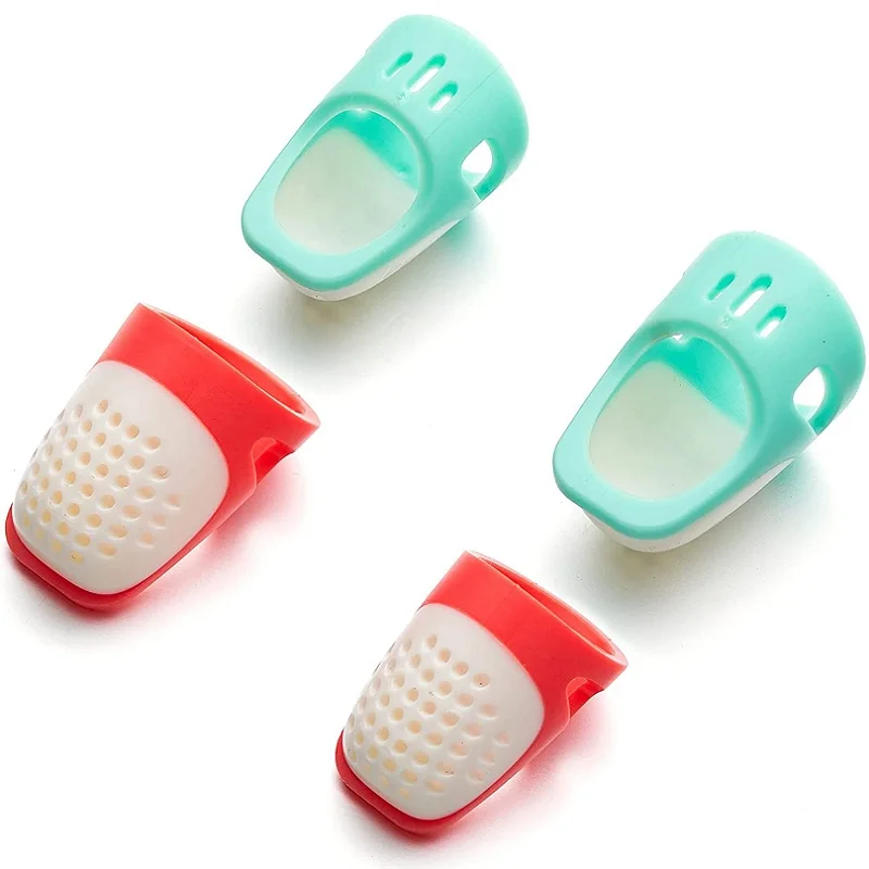 

Comfort Fit Gel Thimble Soft Rubber Sewing Thimbles, Finger Thimbles for Sewing Quilting Embroidery DIY Crafts, Finger Protector