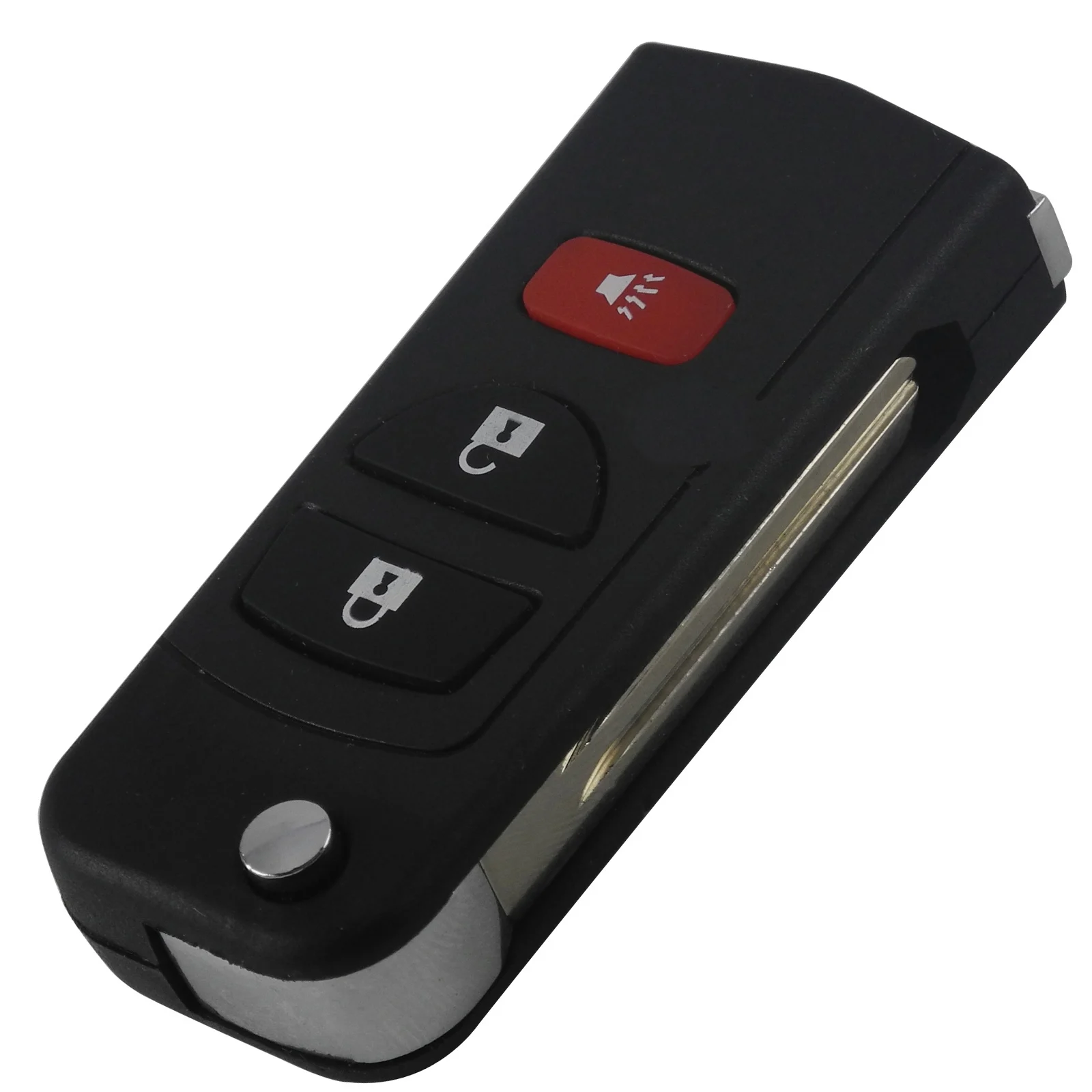 

Jingyuqin 3/4 кнопки флип-брелок с дистанционным управлением, складной чехол для автомобильного ключа для Nissan Infiniti, защитный чехол для автомобильного ключа