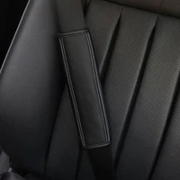 car seat belt shoulder cover cowhide protection seat belt padding pad for lexus rx 300 is 260 300 gx 400 460 ux 200 nx lx gs es
