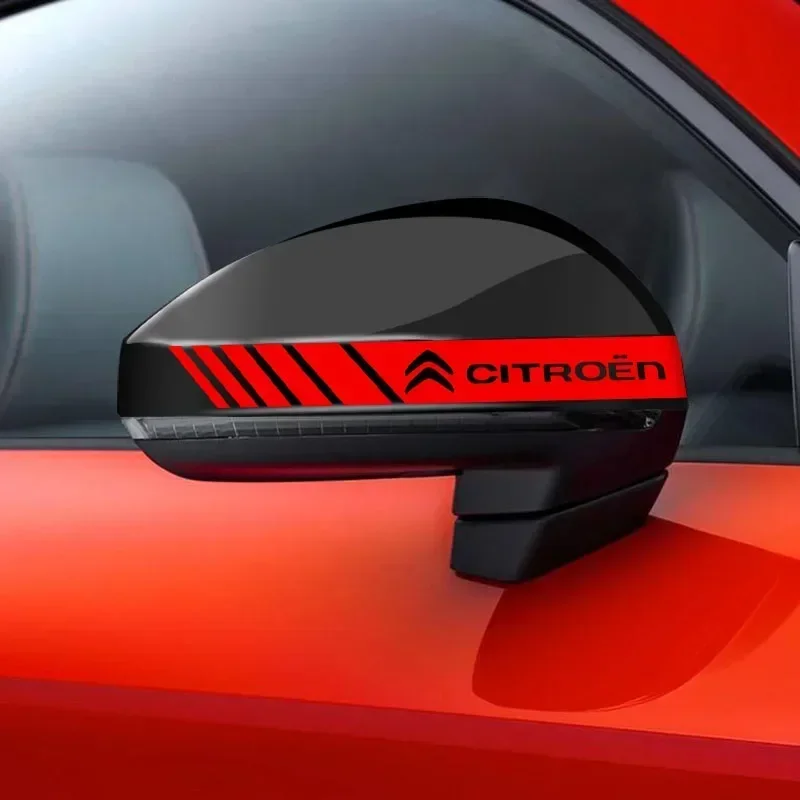 

2 шт. наклейки с боковой полосой Citroen Mirror — водонепроницаемые виниловые наклейки на кузов автомобиля для C1 C2 C3 C4 C5 C6 C8 C4L DS3 DS4 DS5 DS5LS DS6
