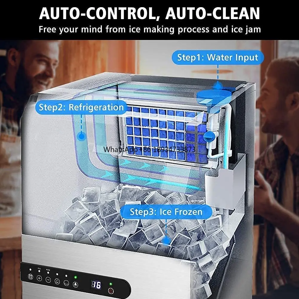 Отдельно стоящий льдогенератор Konwin коммерческий ресторан бар холодный напиток 30