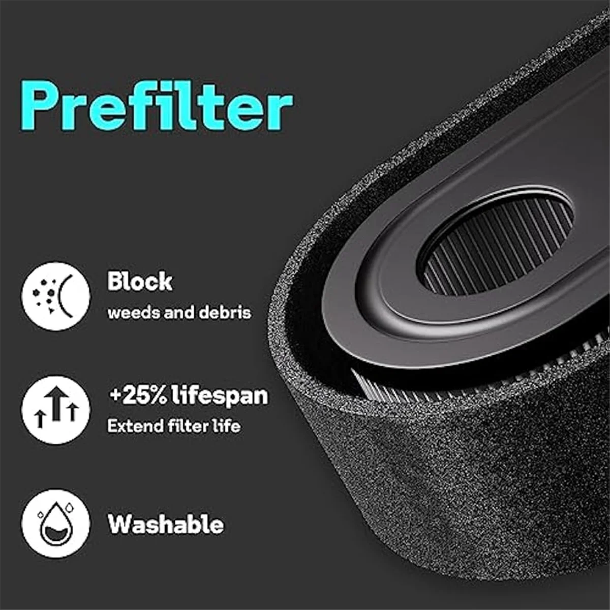 4 шт. 593260 фильтр для газонокосилки Briggs и Stratton 550Ex 675Exi 725Exi серии 798452 очистки воздуха