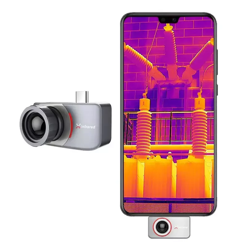

Infiray Iray T3S T3pro 384*288 High Resolution Infrared Thermal Imaging Camera Industrial PCB Testing To Android Phone