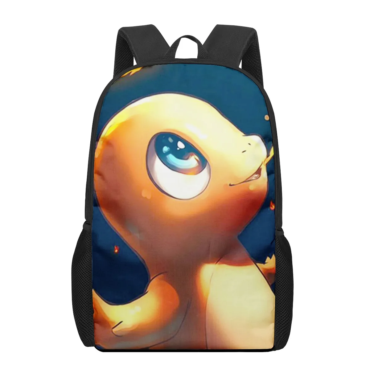 Pokemons-Blue-Guide-Eevee-Pokeballs 3D Print School Bags for Boys Girls Primary Students Backpacks Kids Book Bag Satchel Back