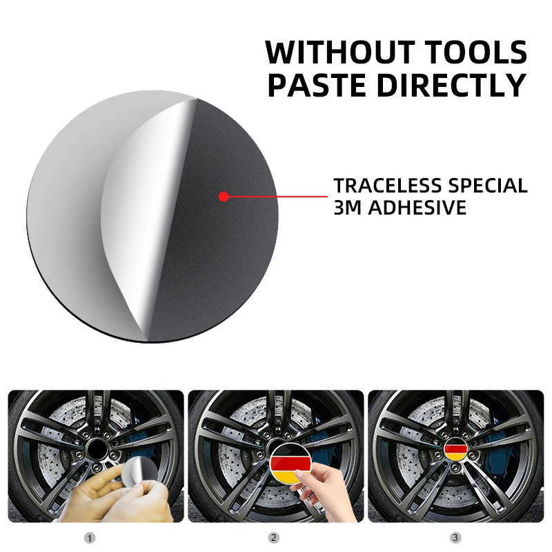 4 шт. 56 мм Эмблема Для Volkswagen Porsche Skoda BMW Opel