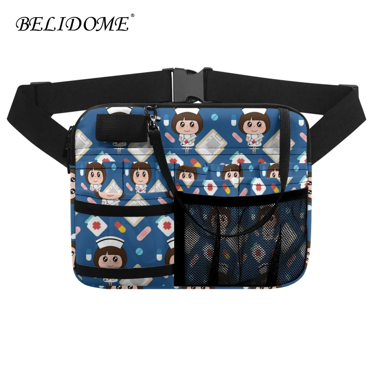 

Nurse Fanny Pack Organizer Nursing Tool Bag Multiple Pockets Belt Bag Adjustable Waist Bag for Pharmacists Medical Student