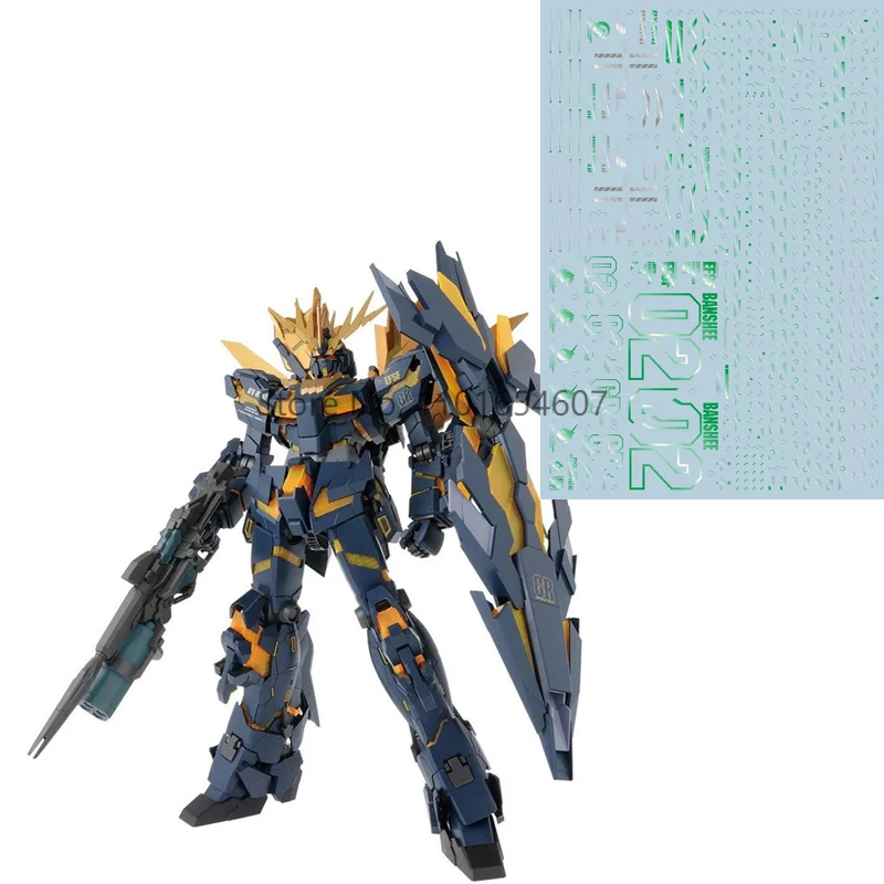 

Gunpla BANSHEE, Богиня Судьбы, финальная битва, покрытие Golding PG 1/60, Водные Наклейки, литые аксессуары для расширения Gunpla