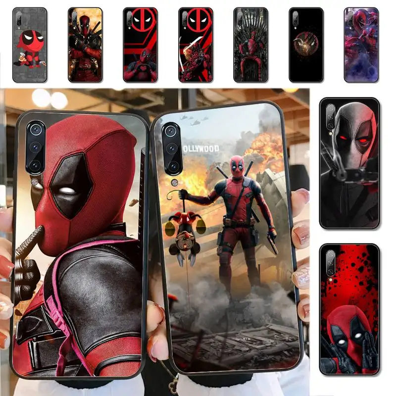 

Disney Marvel Deadpool Phone Case for Xiaomi mi 8 9 10 lite pro 9SE 5 6 X max 2 3 mix2s F1