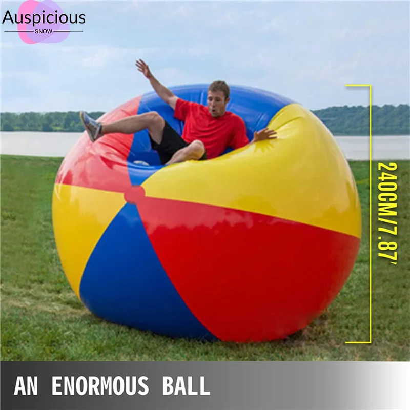 

Large 80-200cm Summer Beach Ball Pvc Ocean Swimming Pool Inflatable Water Ball Toy Children's Inflatable Toy Ball Outdoor Sports