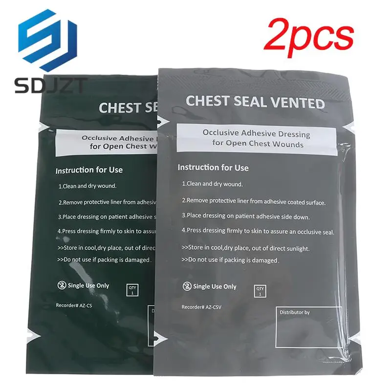 

Горячая Распродажа 2 шт. североамериканский спасательный гифин для груди медицинский уплотнитель для груди вентилируемый