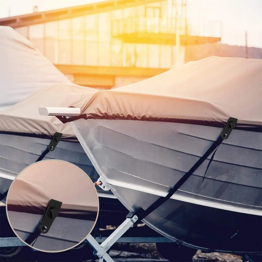 

Plastic for Camping Tent Reusable Outdoor New Clips Multipurpose Tear Resistance with Elastic Ball Cord Tarp Clamp Awning