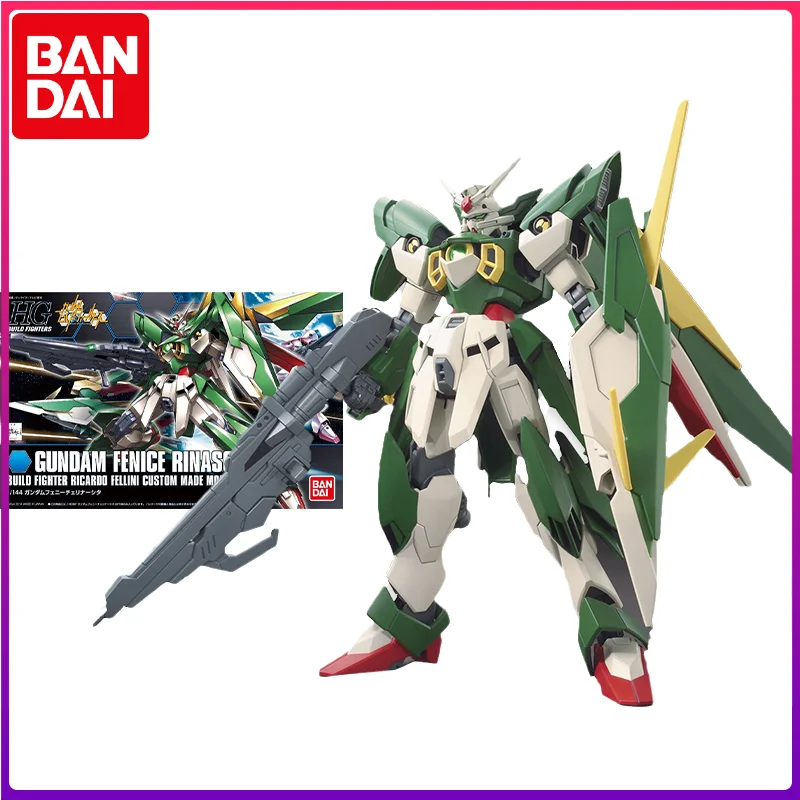

Bandai Original Gundam Model Kit Anime Figure HG HGBF1/144GUNDAM FENICE RINASCITA Action Figures Collectible Toys Gifts for Kids