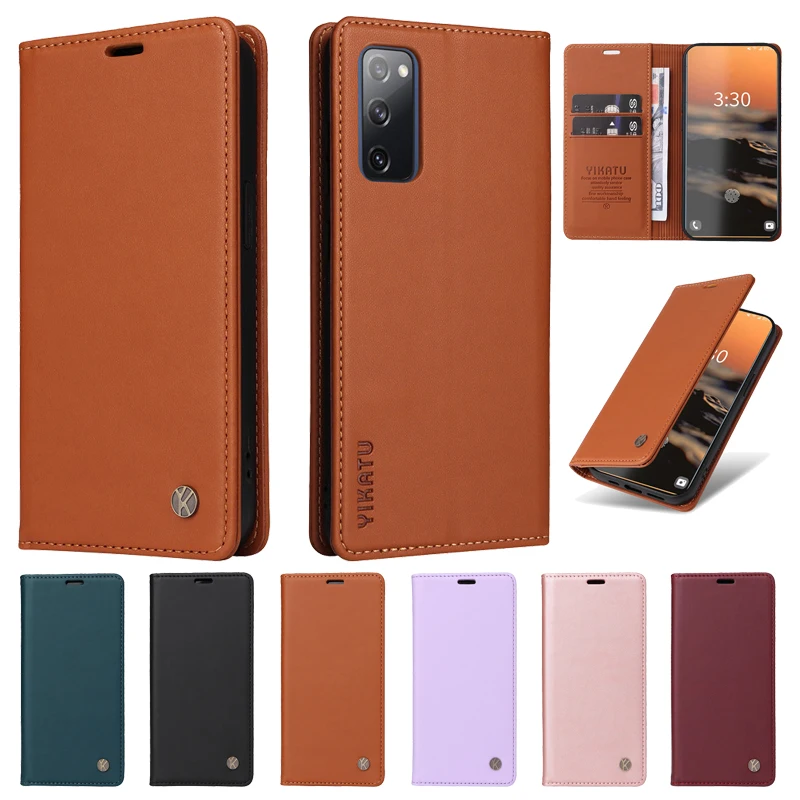 

Чехол-книжка кожаный для Samsung Galaxy S20 + S20 FE 2022 S11 Ultra S20FE