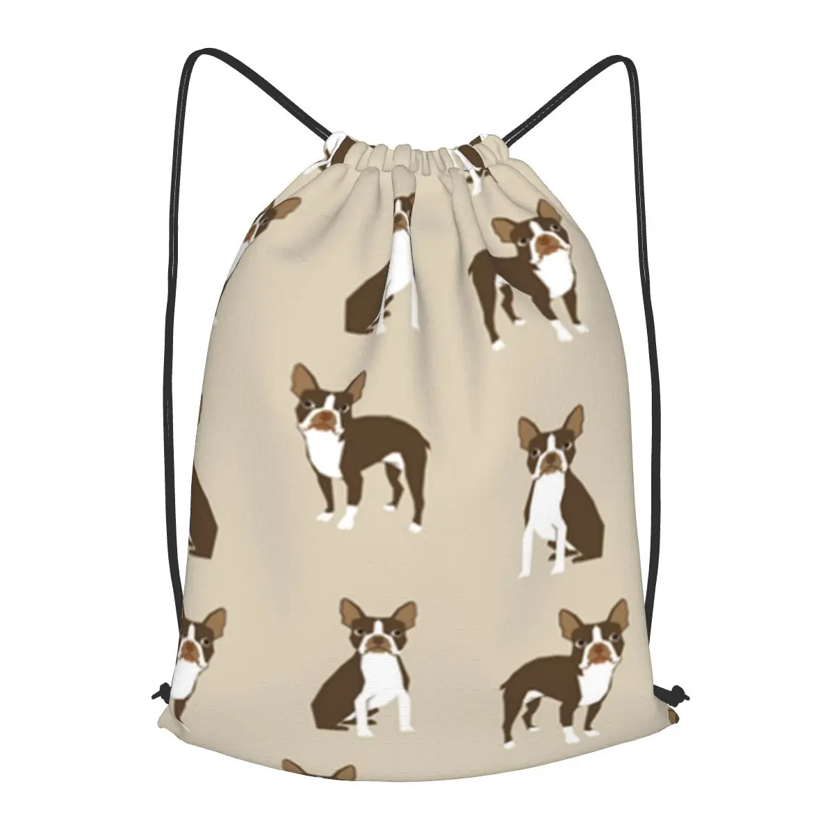 

Рюкзак на шнурке для собак Boston Terrier, мужская спортивная сумка для тренажерного зала, фитнеса, рюкзак в комплекте, рюкзак для йоги для женщин