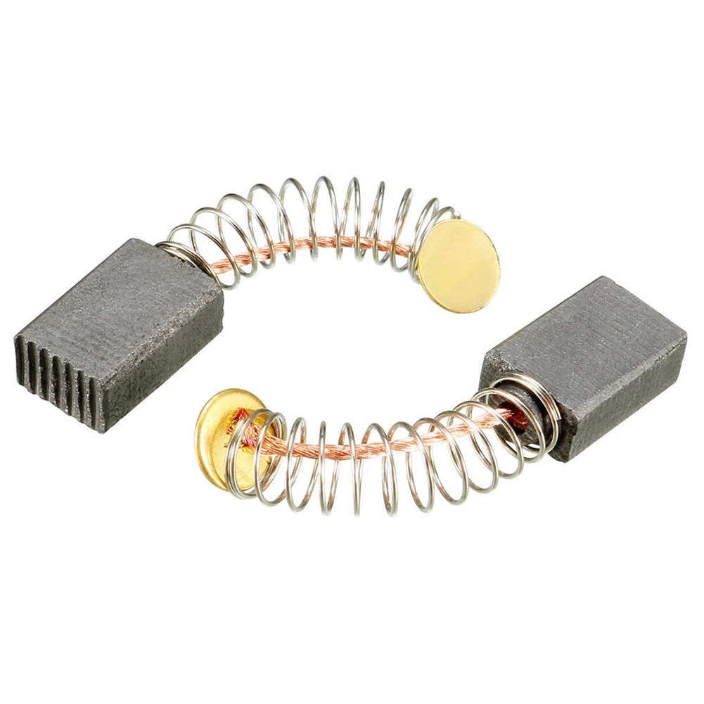 

2pcs Carbon Brushes Kit For Electric Motors 13mm X 8 X 5mm Replacement Part 20mm Spring Length Electric Carbon Brushes