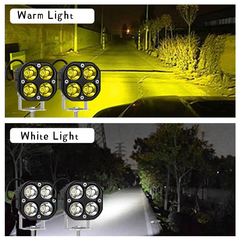 1 шт. Автомобильные светодиодные противотуманные фары для мотоциклов |