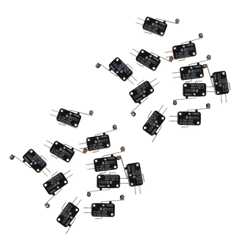 

20 Pcs Micro-Limit Switch Long Hinge Roller Lever Arm Snap Action LOT