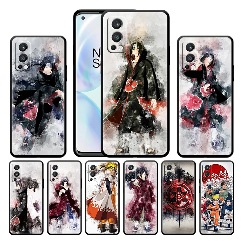 

Anime Naruto Sasuke For OnePlus Nord 2 CE 5G 9 9Pro 8T 7 7ro 6 6T 5T Pro Plus Silicone Soft TPU Black Phone Case Cover Coque