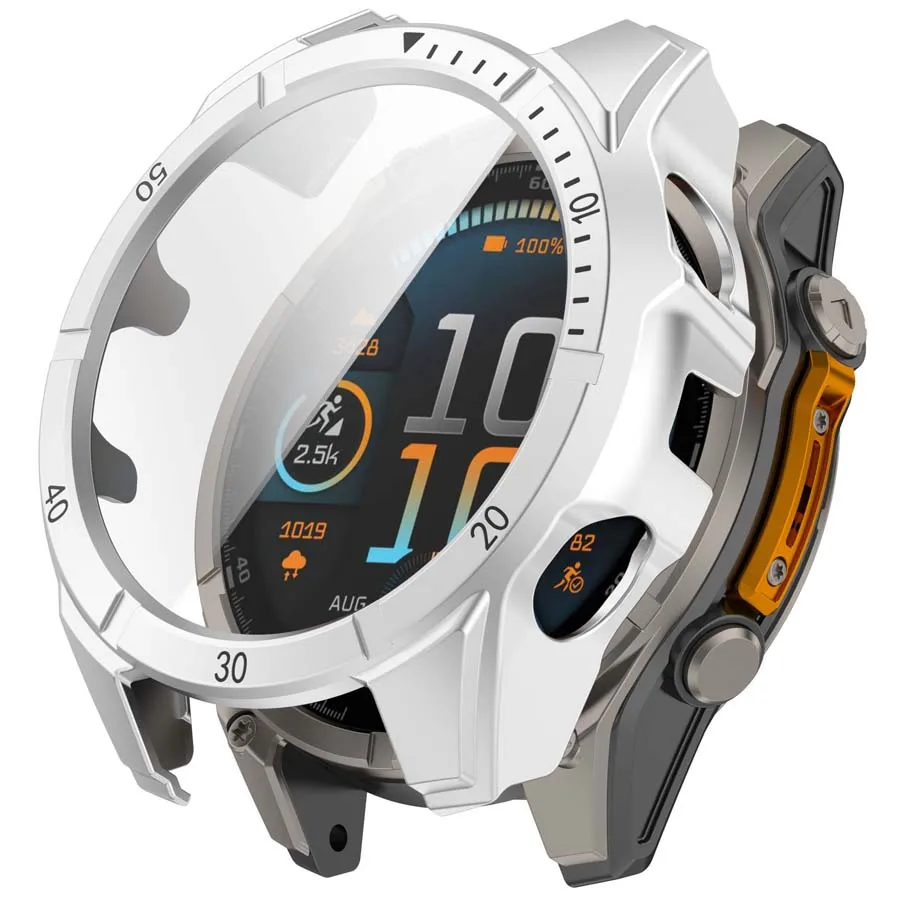 Стекло + чехол для Garmin Fenix 8 434751 мм Tempere, защитное стекло для экрана, жесткий защитный бампер из ПК для Garmin Fenix 8, чехол (art.: 3920ca44ef149) - 3920ca44ef149