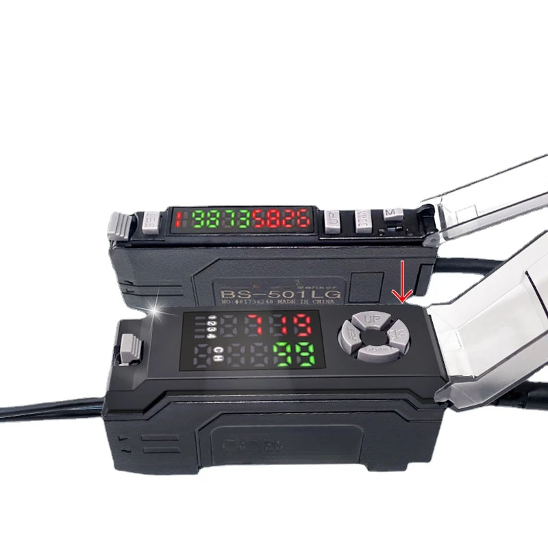 

BS-401 BS-501LG RGB Color Separation Optical Fiber Color Sensor Color Mark Photoelectric Switch Induction Electric Eye