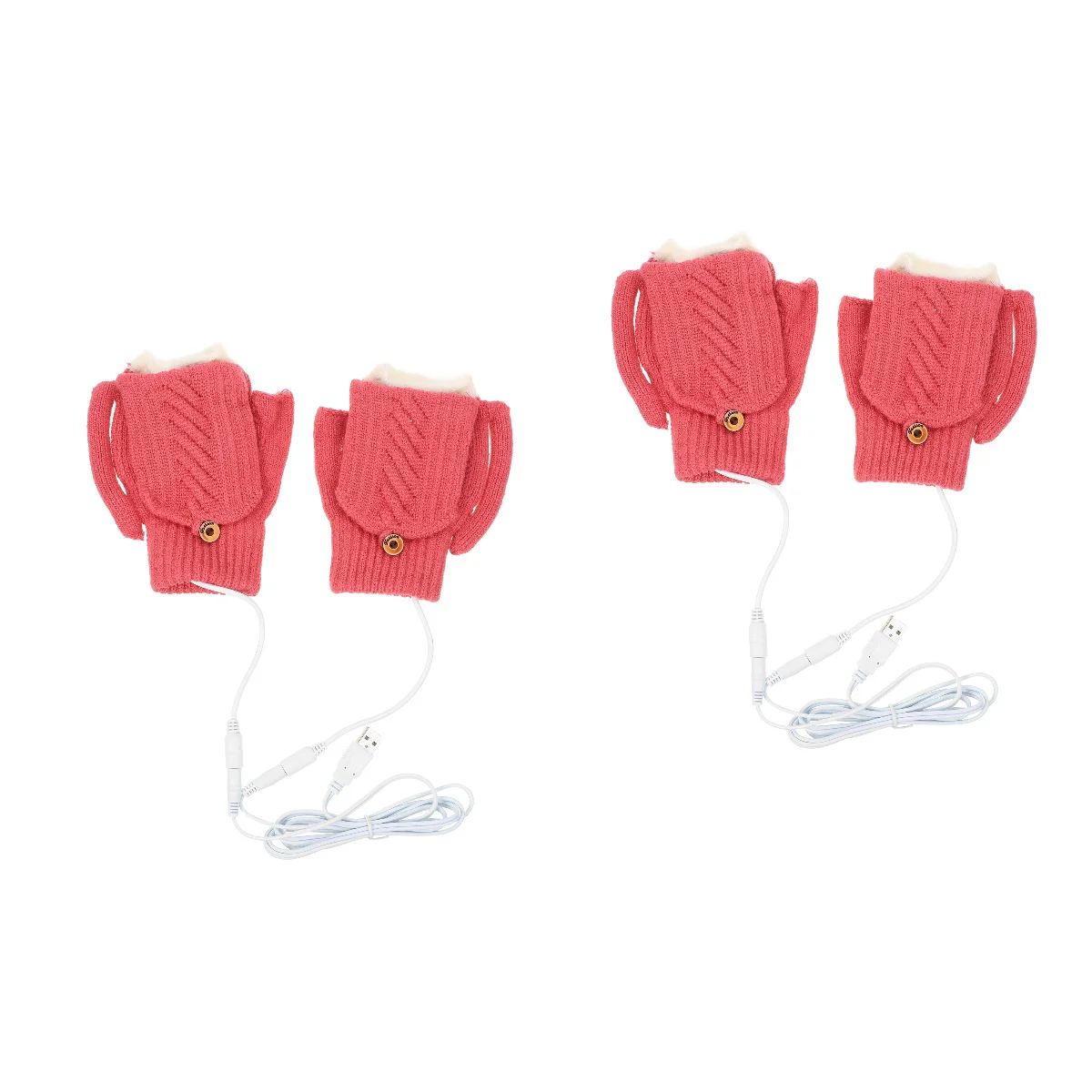 

2 Sets Cotton Thermal Sports Hand Warmer Winter Heating Riding Warm