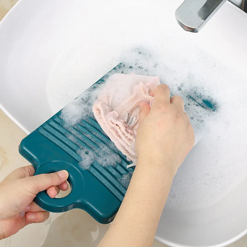 

Plastic Washing Board Antislip Thicken Washboard Clothes Clean Bathroom Cleaning Tool Home Laundry Accessories Household Items