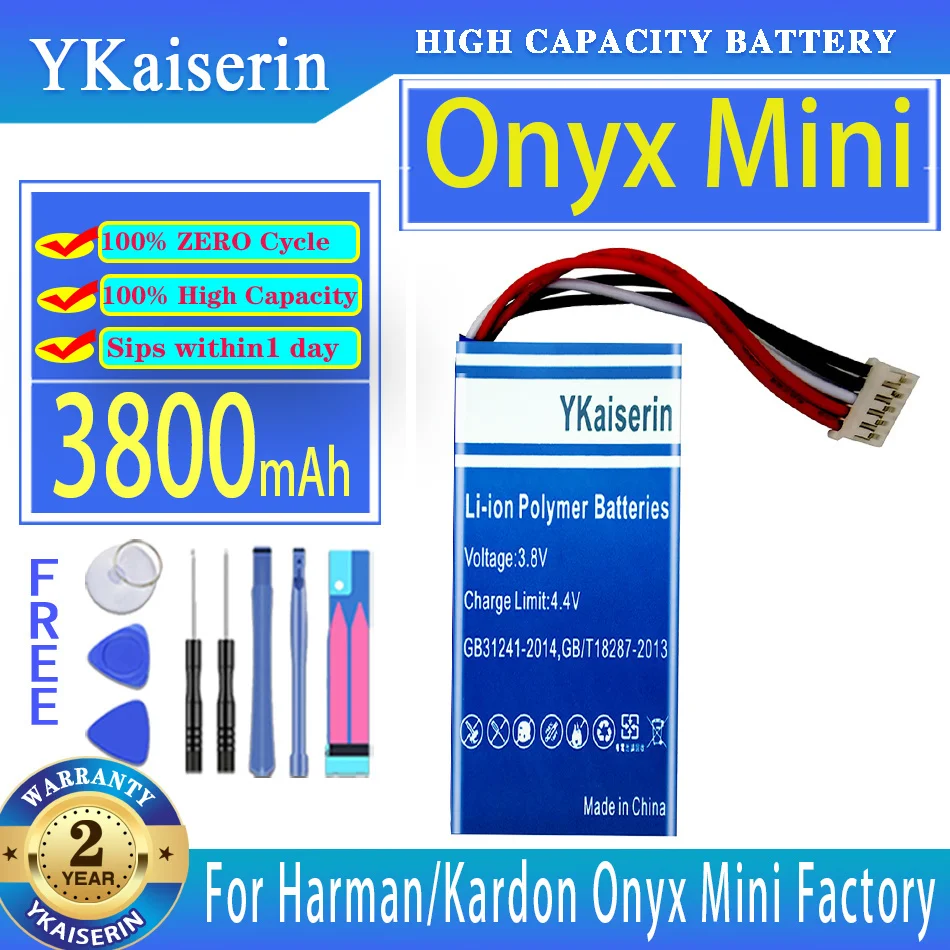 

YKaiserin 3800mAh Replacement Battery For Harman/For Kardon Onyx Mini CP-HK07 P954374 Factory price Batteries Digital Batteries