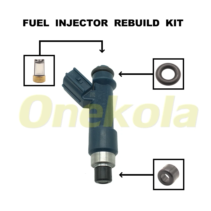 

Fuel Injector Service Repair Kit Filters Orings Seals Grommets for 23250-0P030 TOYOTA TACOMA 4RUNNER TUNDRA 4.0L 23209-0P030
